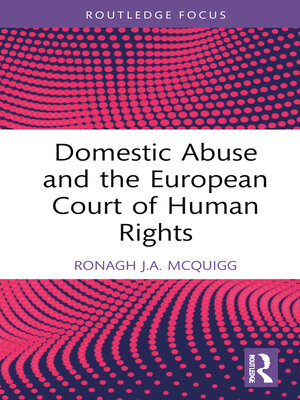 cover image of Domestic Abuse and the European Court of Human Rights